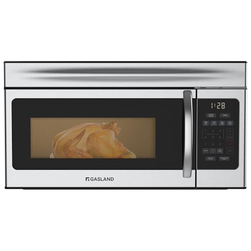La mejor comparación de Estufa de 30 Pulgadas los mejores 10. 48 GASLAND - Horno de microondas de 30 pulgadas, 1.7 pies cúbicos sobre estufa, 1000 W con 10 niveles de potencia, sensor de cocina, cocina con un toque, 300 CFM, luces LED, acero...