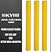 Skyhi Premium Chevron Pack of 3 Cricket bat grip- Grips For Cricket Bats | Excellent Shock Absorption Rubber Cricket Bat Grips (Chevron Ring Yellow)