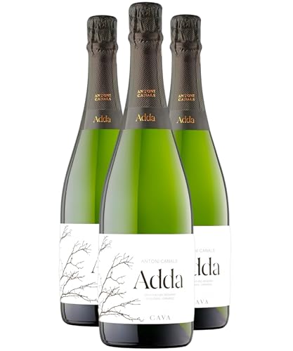Cava Brut Nature Reserva Ecológico - ADDA de Canals Nadal – Caja de 3 botellas (3x75 cl) – Cava DO Penedès – Ecológico y Artesanal