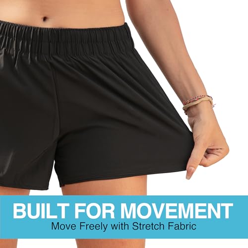 Kanu Surf Women's Standard Lori Stretch UPF 50+ Active Swim and Workout Boardshort4