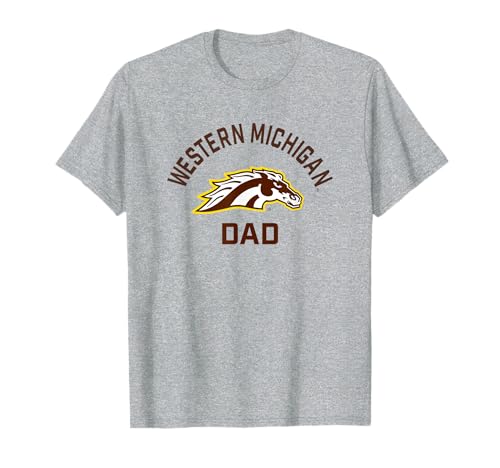 Western Michigan University Broncos Arched Dad T-Shirt