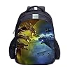 MATMO Monster Dinosaur Backpack for Boys School - Kids Bookbag (12L)