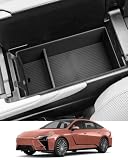 Compatible with 2026 Lexus ES Center Console Tray Armrest Tray, Middle Console Organizer for 2026 ES Hybrid Accessories (350h/350e/500e) Armrest Storage Bin | Arm Rest Organizer, ABS, Durable | Black