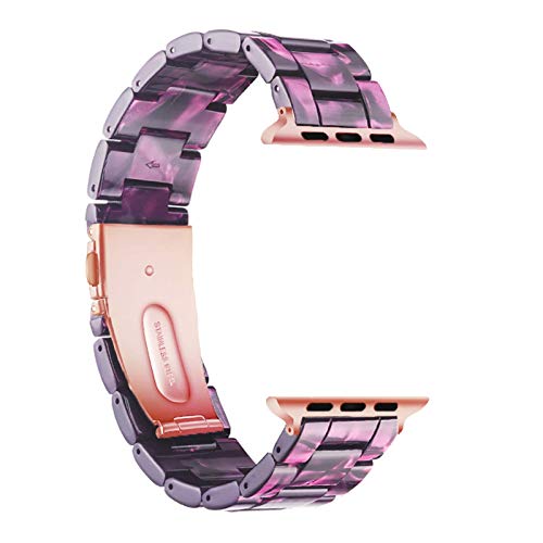 Image of Light House Apple Watch Bands-Fashion Lightweight Resin iWatch Bands for Women Men 38mm /40mm /41mm /42mm(Series 11 10), 49mm /46mm /45mm /44mm /42mm(S 3 2 1), Compatible with Apple Watch Series 11 SE 10 9 8 7 6 5 4 3 Ultra