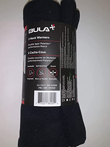 Bula Neck Warmer - Pack of 2 BlackQ3