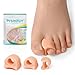 Promifun Toe Separators for Women Gel Toe Separators for Overlapping Toes, Bunions, Big Toe Alignment, Corrector and Spacer, Preventing Rubbing Relieve Pressure (3 Size, 6 Pack, Beige)