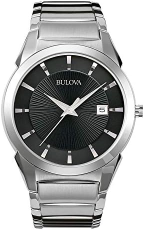 Bulova Clásico acero plateado
