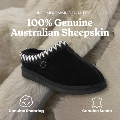 Image of Fireside by Dearfoams Men's Grafton Shearling Indoor /Outdoor Clog