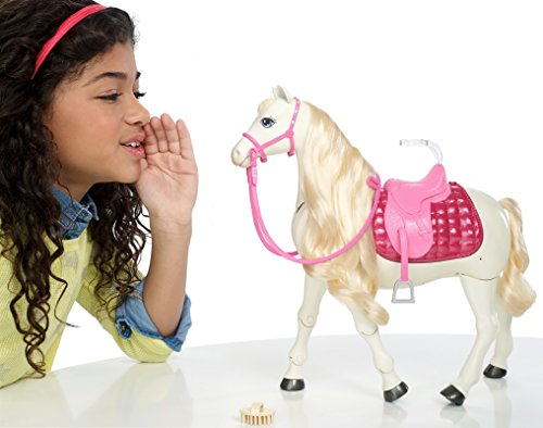 Barbie FDB40 DreamHorse Muñeca y Caballo Interactivo miniatura 3