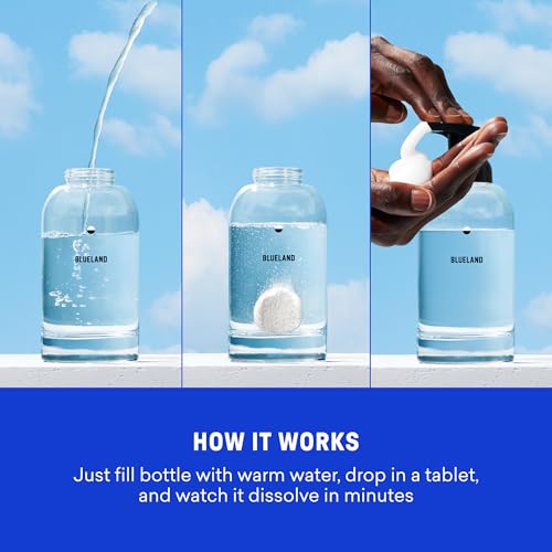 Image of BLUELAND Foaming Hand Soap Refill Tablets, 4-Pack, Variety Scents