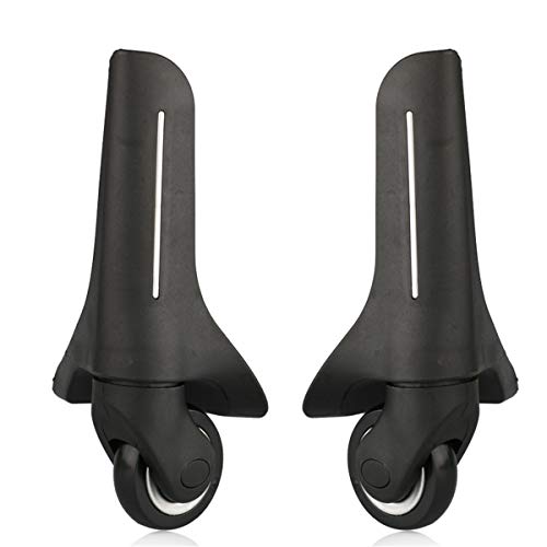 Luggage Wheels, (Set of a Pair) 360 Degree Swivel Back Mute Repair Replacement Luggage Wheel Suitcase Wheels Parts Spinner