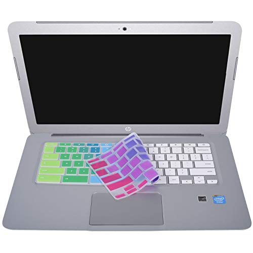 Protector de teclado colorido para HP Chromebook 14 pulg miniatura 6