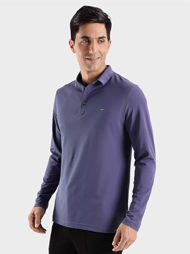 Image of STELLERS Men's Full Sleeve Polo T-Shirt | Feather Touch Feel | Odour Resistant | Wrinkle Free | Quick Dry | Stretchable | Lightweight | Anti-Static | UV Resistance | Anti-Microbial