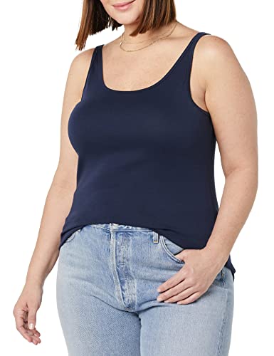 Image of Amazon Essentials Women's Slim-Fit Thin Strap Scoop Neck Tank Top