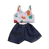 Tipo: accesorios CHERONG Traje de baño de Color Corto de Dos Piezas Adecuado for el Verano for niñas de muñecas Americanas de 18 Pulgadas 43 cm de recién Nacidos, Nuestra generación (Color : B226)