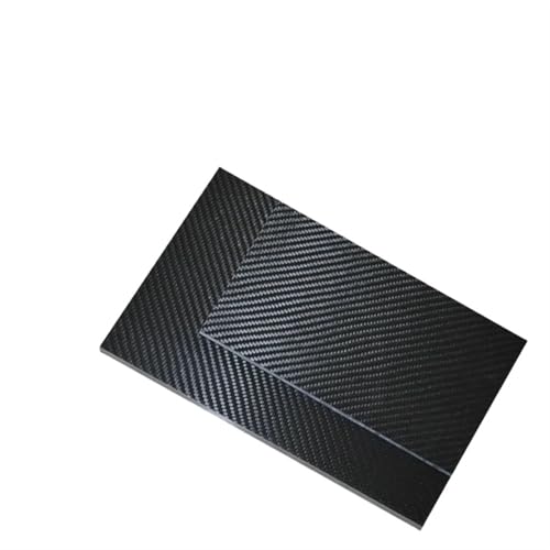 1pcs 75x125mm 3K Carbon Fiber Board Light High Strength Composite Material Thickness 0.5MM-5.0MM Carbon Fiber Panel Modeling 3k Carbon Fiber(1.0mm Twill Matte)