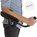 KMINA Adjustable Forearm Crutch for Adults (x1 Unit, Right Handed), Ergonomic Non-Slip Handles with Elbow Support, Patented, PRO Model, Made in Europe