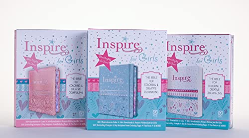 Inspire Bible for Girls NLT: The Bible for Coloring & Creative Journaling