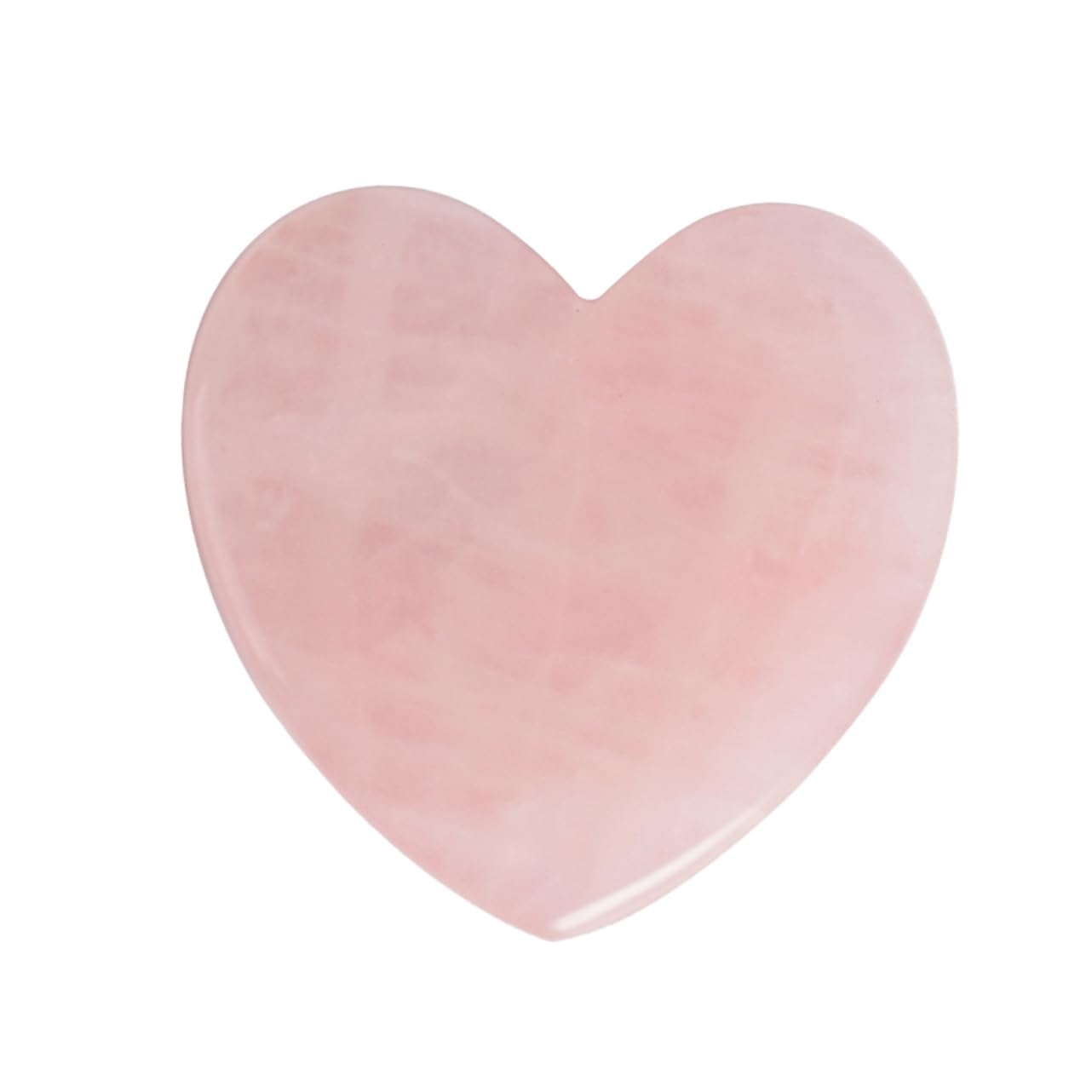 FRCOLOR Body Scraping Plate Heart Shape Scrapping Board Stone Massage Tool Gua Sha Massage Tool Face Massager Jade Massage Stone Whole Body Massager Massaging Board Quartz Wind Chime Pink