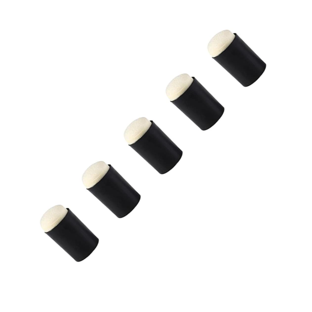 HOMSFOU 5pcs Seal Finger Sponge Stamp Set Creative Finger Painting Toy for Boys and Girls Simple Drawing Tool Ages 3