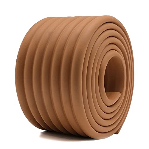 Image of M2cbridge Multifunctional Edge and Corner Guard Coverage Baby Safety Bumper DIY 6.5 Ft (Coffee)