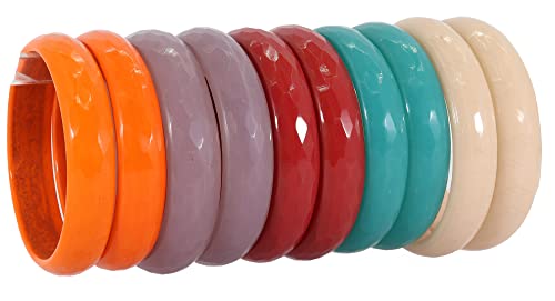 Image of NMII Glass Bangles Set for Women & Girls