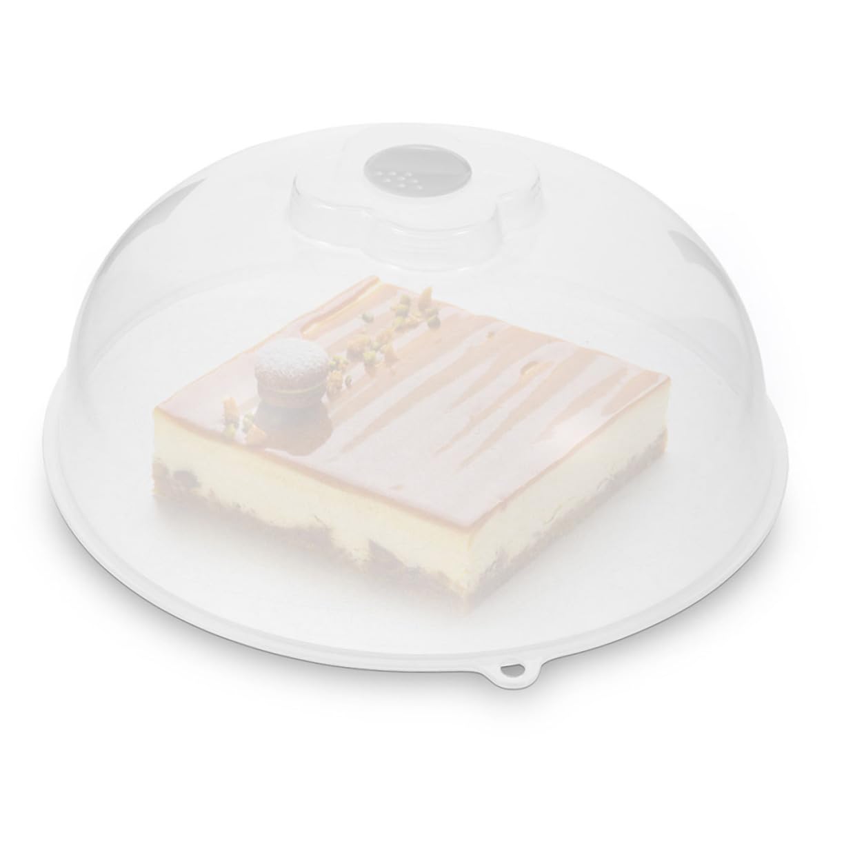 PRETYZOOM 2piezas Cubierta De Microondas Ventilada para Salpicaduras Tapa De Comida Transparente para Calentar para Medianos y Calentamiento De Alimentos