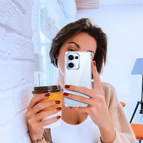 Image of Bumper Back Cover Compatible with Oppo Reno 13 5G [Camera Protection] Perfect Fitting Back Case for Oppo Reno 13 5G - Transparent