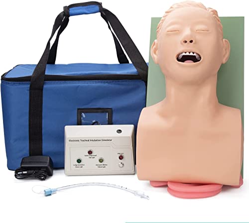 Lemita Oral And Nasal Intubation Training And Teaching Demonstration Of Nasal Intubation Intubation Manikin Study Teaching Model Pvc Airway Management Trainer For Medical Educational Training Aid #TOP2