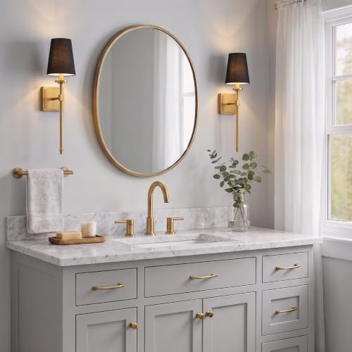 Image of Kira Home Torche 20 inch Mid Century Modern Wall Sconce for Bathroom Vanity