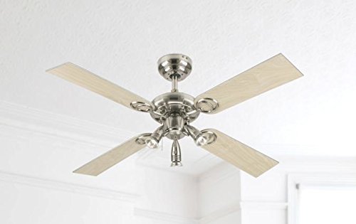 Westinghouse Deckenventilator Pearl | Leiser Motor | 10 Jahre Garantie | Sommer/Winter Schaltung