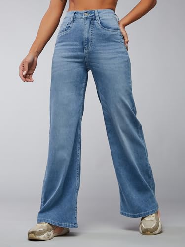 Image of Dolce Crudo Women's High Waist Straight Fit Jeans