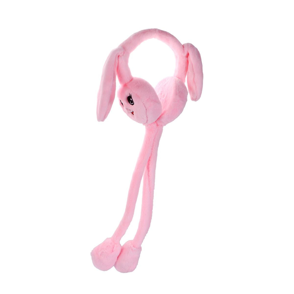 Theaque Unisex Pink Bunny Hat Moving Ears, Rabbit Hat Ear Moving Jumping Hat, Interesting Airbag Rabbit Cap, Cute Bunny Fuzzy