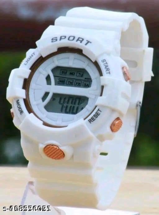 Image of Trendy Sports Digital Watch Shockproof Multi Functional Automatic 5 Light Color Dial Strap Waterproof Digital Sports Watch Sports Digital Watch for Mens and Boys