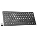 TECKNET 2.4G Wireless Keyboard For Windows/Chrome OS, UK Layout Compact Mini Keyboards, Small Silent Whisper-Quiet Keyboard with 12 months Battery Life (Black)