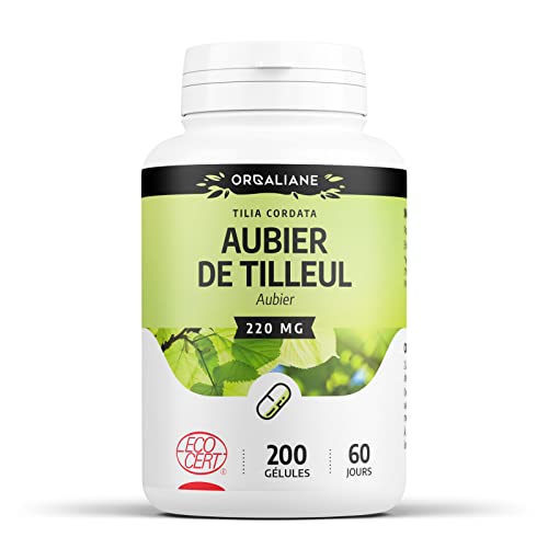 Aubier de Tilleul 220mg - 200 gélules - Certifié Ecocert