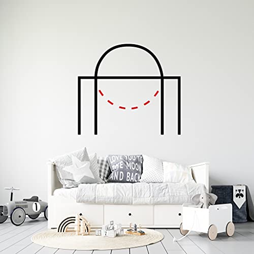 Vinilo decorativo cancha de baloncesto 40x37 in miniatura 2
