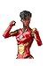 Marvel Hasbro Legends Series 6-inch Ironheart Action Figure Toy, Premium Design and Articulation, Includes 5 Accessories and 1 Build-A-Figure Part, Red,gold