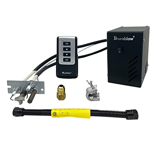 Durablow 8Vk-Tx141 Electronic Automatic Spark To Pilot Valve Kit With Variable Flame Height Remote For Natural Gas (Ng) Vented Fireplace, Log Sets #TOP5