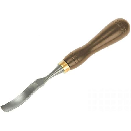 Sgorbia Faithfull Per Intaglio Legno | 9.5mm (3/8') | Lama Dritta In Acciaio - Foto 2