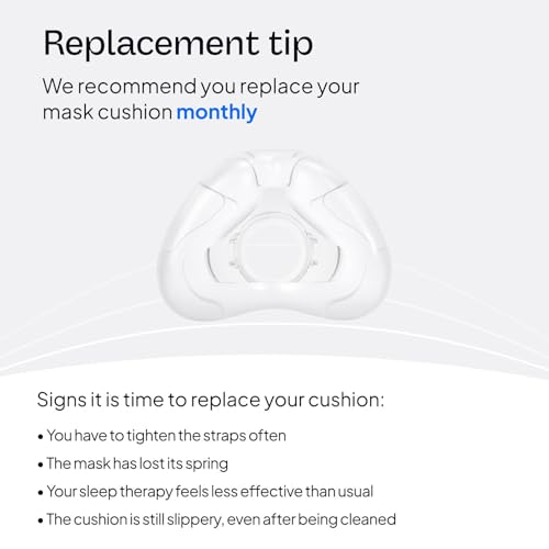 Image of ResMed AirFit N20 Cushion - Nasal CPAP Mask Cushion Replacement - InfinitySeal Design - Soft Silicone - CPAP Accessories - Large. Frame System and Full face Cushion are not Included.