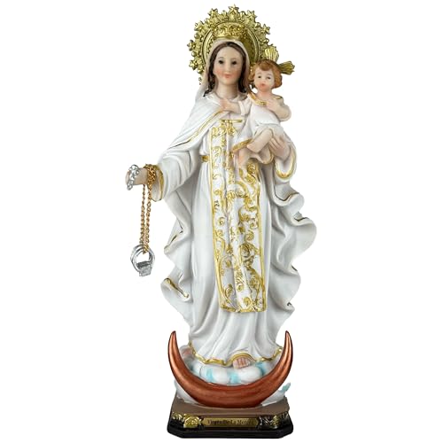 Virgen de la Merced figura religiosa de resin 12 pulgadas