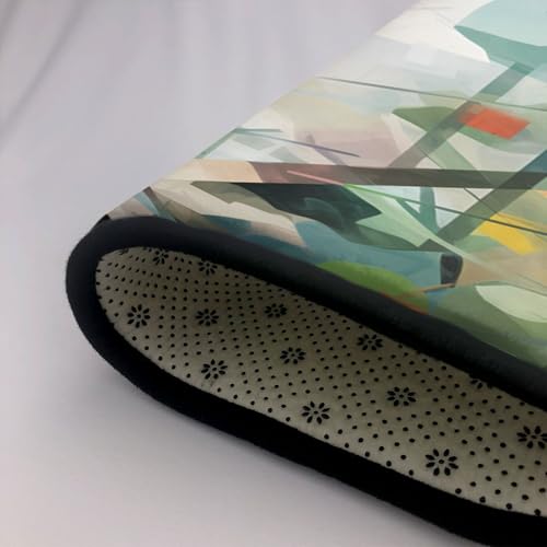 Tapis moelleux graffiti Magpie grand format isolation phonique - 7