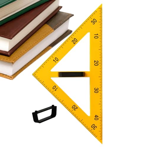 Rapporteur Géant Pour La Classe - Outil De Mesure Géométrique,Règle Rapporteur Magnétique À L'Intention Des Ingénieurs - pour l'École, les Cours de Mathématiques, la Salle de Classe, le Tableau Noir,