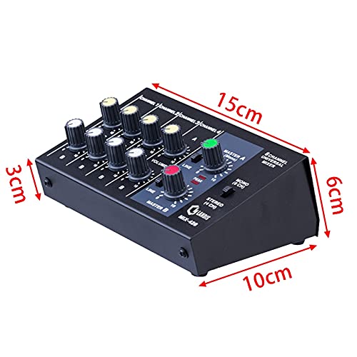 Mixer Audio Miscelazione della Console 8 Canale Pannello del Canale Karaoke Microfono Sound Mixer Digital Regolazione Stereo Mixer Audio Dj