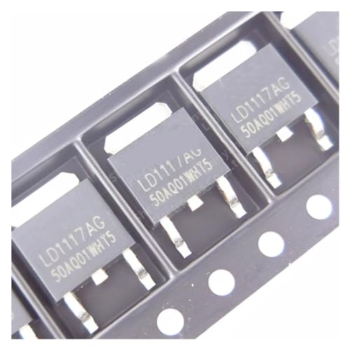 Régulateur LD1117AG-50-TN3-AR TO-252 LDO 10 pièces pour circuit imprimé