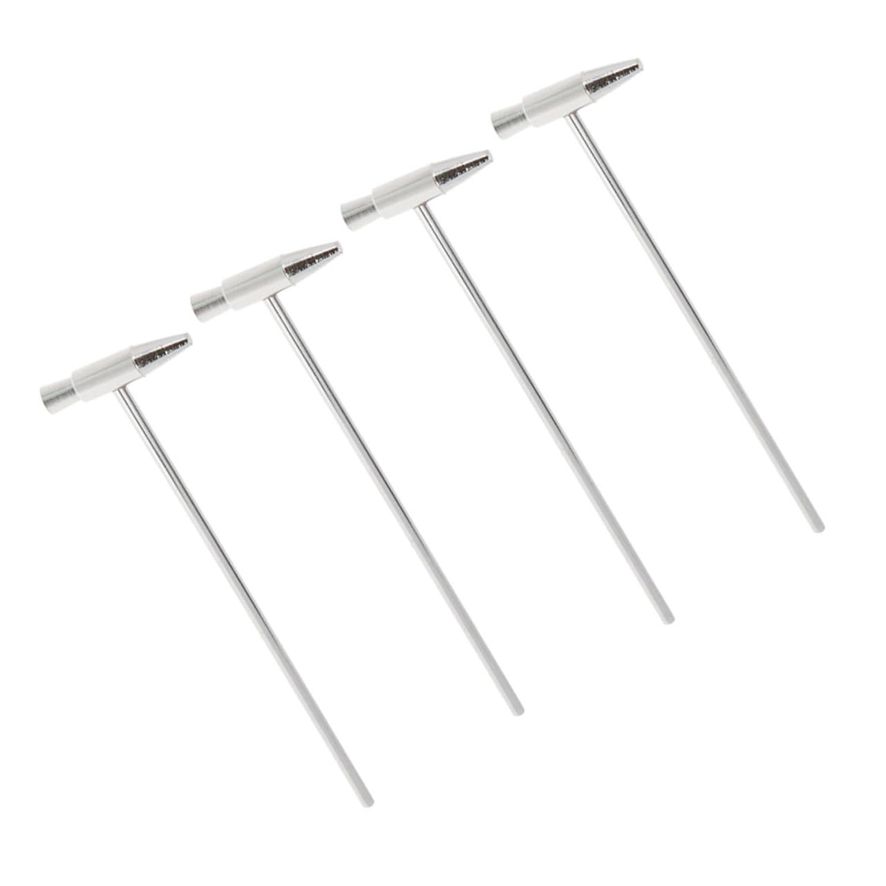Hemobllo 4pcs Watchmaker Hand Tool Tuning Hammer Sound Maintenance Hammer Percussion Instrument Accessories Tool for Watchmaker Tuner for Kalimba Piano Hammer Watch Tool Mini Clock Iron