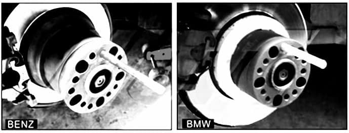 Miniatura 4 de PIKIS Freewheel neumático ayuda coche auto reparación herramienta kit para BMW Mercedes Benz