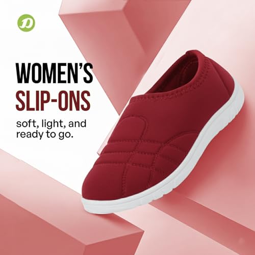 Image of DOCTOR EXTRA SOFT Memory Foam Women's Shoes for Walking Gym Training,Casual, Sports,Slip-On,Lightweight Lace up Athletics Slipon Running Sneaker for Ladies and Girls