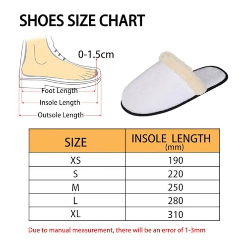 Dolyues Hausschuhe für Damen und Herren, Unisex, Slipper, Indoor-Hausschuhe, mit rutschfester Gummisohle, mops, Large